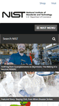 Mobile Screenshot of nist.gov