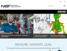 Tablet Screenshot of nist.gov