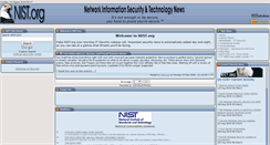 Desktop Screenshot of nist.org