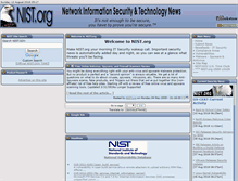 Tablet Screenshot of nist.org