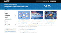 Desktop Screenshot of csrc.nist.gov