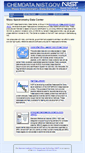 Mobile Screenshot of chemdata.nist.gov