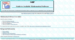 Desktop Screenshot of gams.nist.gov